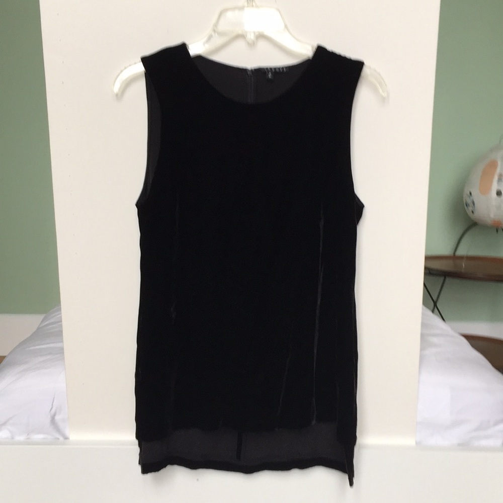 Theory velvet top.